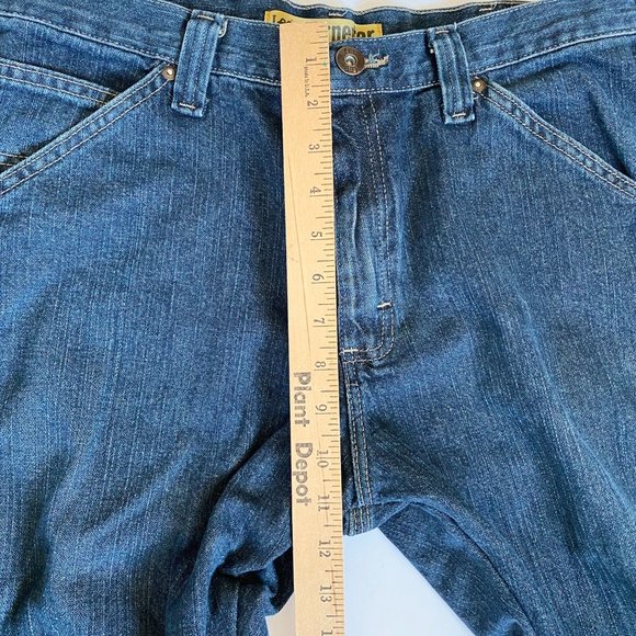 Vintage LEE Carpenter Jeans Tapered cropped Leg - Picture 6 of 10
